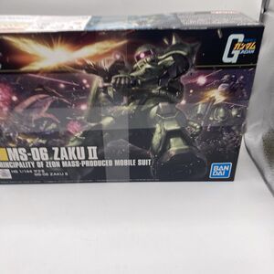 HGUC 1/144 MS-06 Zaku II  Plastic Model Kit Bandai Japan Principality Of Zeon